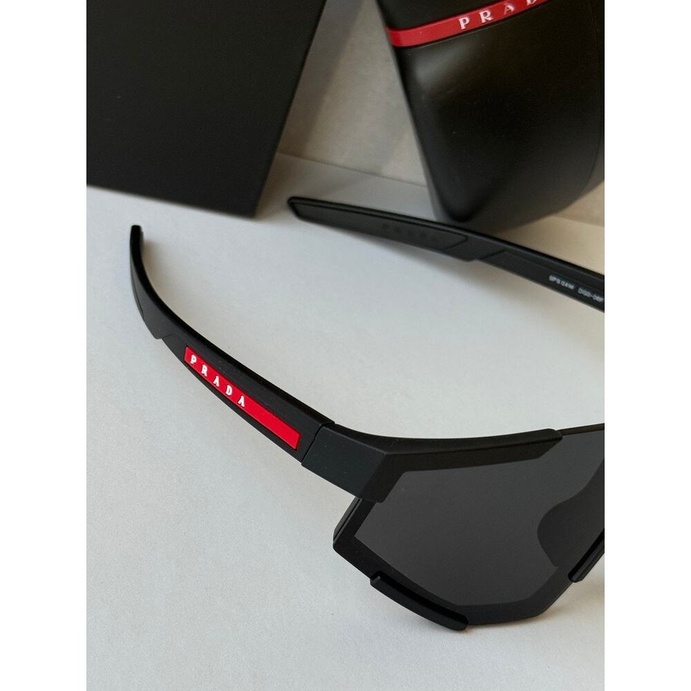 NEW Prada Sport PS04WS Sunglasses in Black $480 - Picture 6 of 7